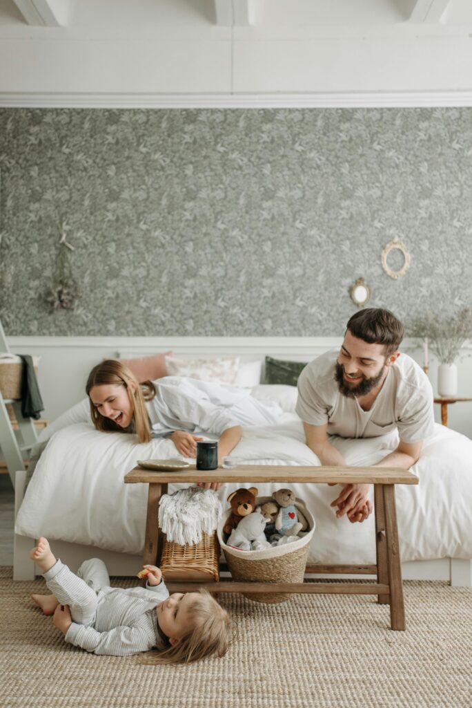 family with ac home comfort