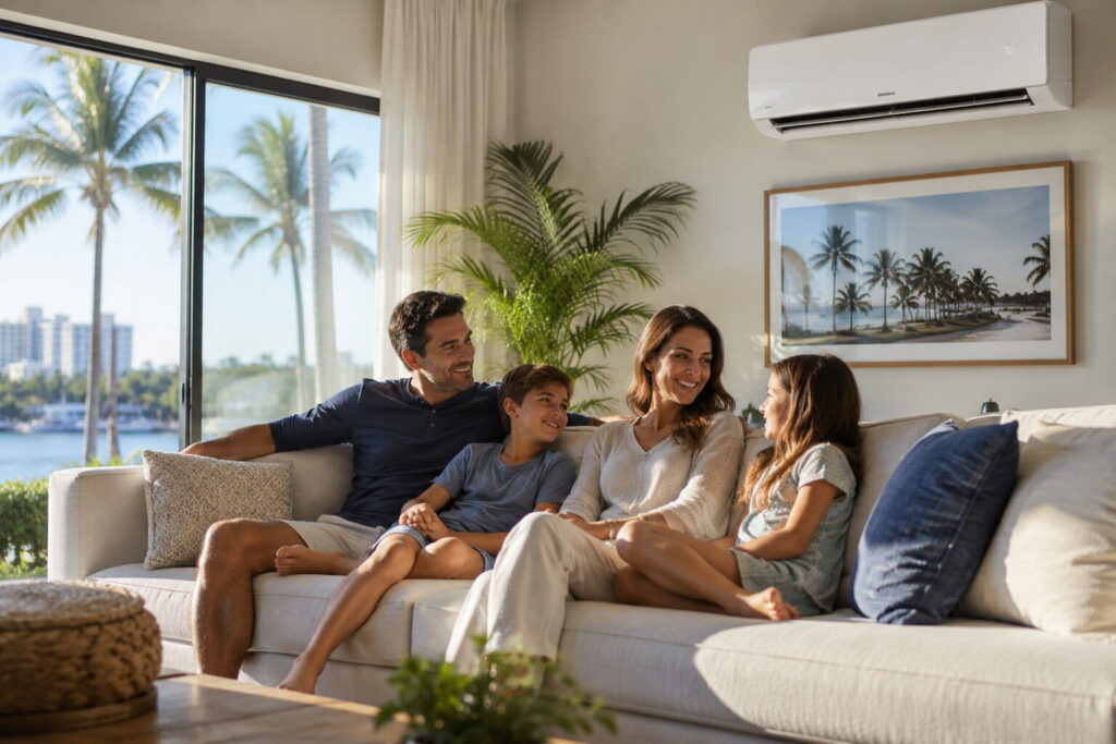 west palm beach enjoying cold AC